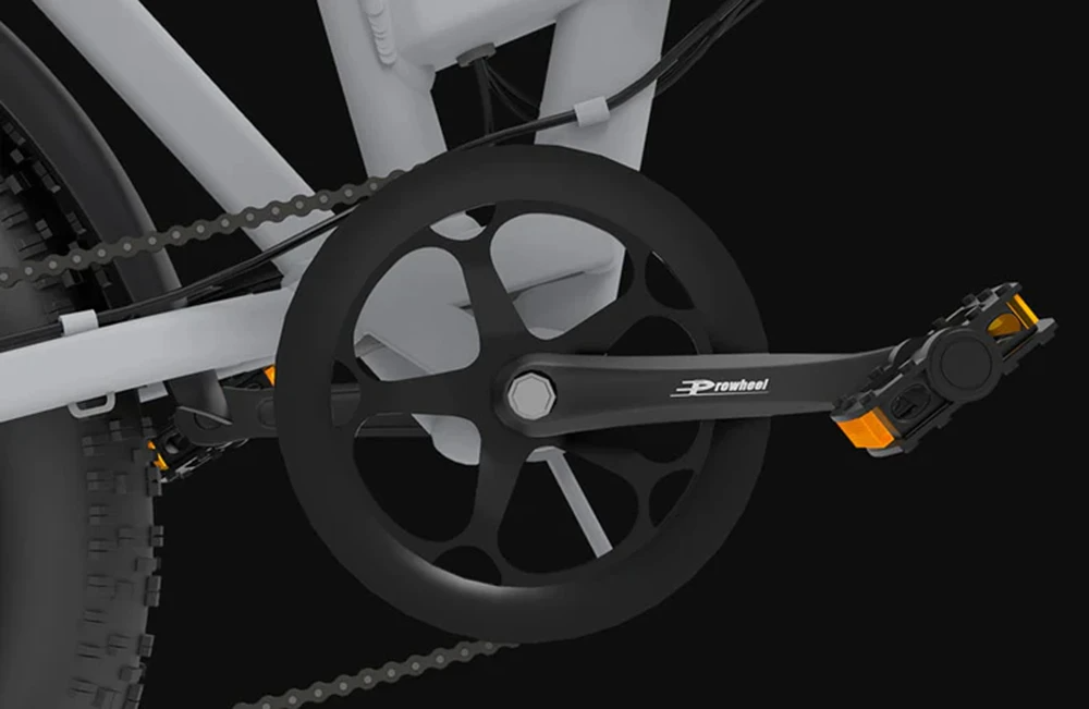 PVY Z20 Plus Faltbares E-Bike, 20 x 4,0 Zoll dicke Reifen, 1000-W-Motor, 50 km/h Geschwindigkeit, 16,5-Ah-Akku, 80&ndash;120 km Reichweite, 150 kg Tragkraft &ndash; Grau