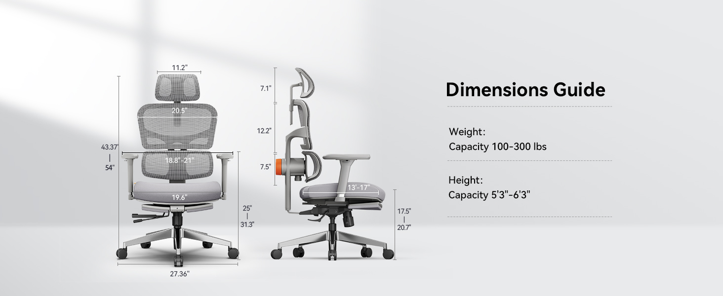 NEWTRAL NT002 Ergonomic Chair with Detachable Workstation Desktop, Adaptive Lower Back Support, Adjustable Armrest Headrest Footrest, Gray