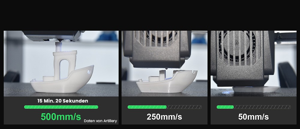 Artillery Sidewinder X4 Plus 3D-Drucker + 10kg Artillery PLA 3D-Druck Filament