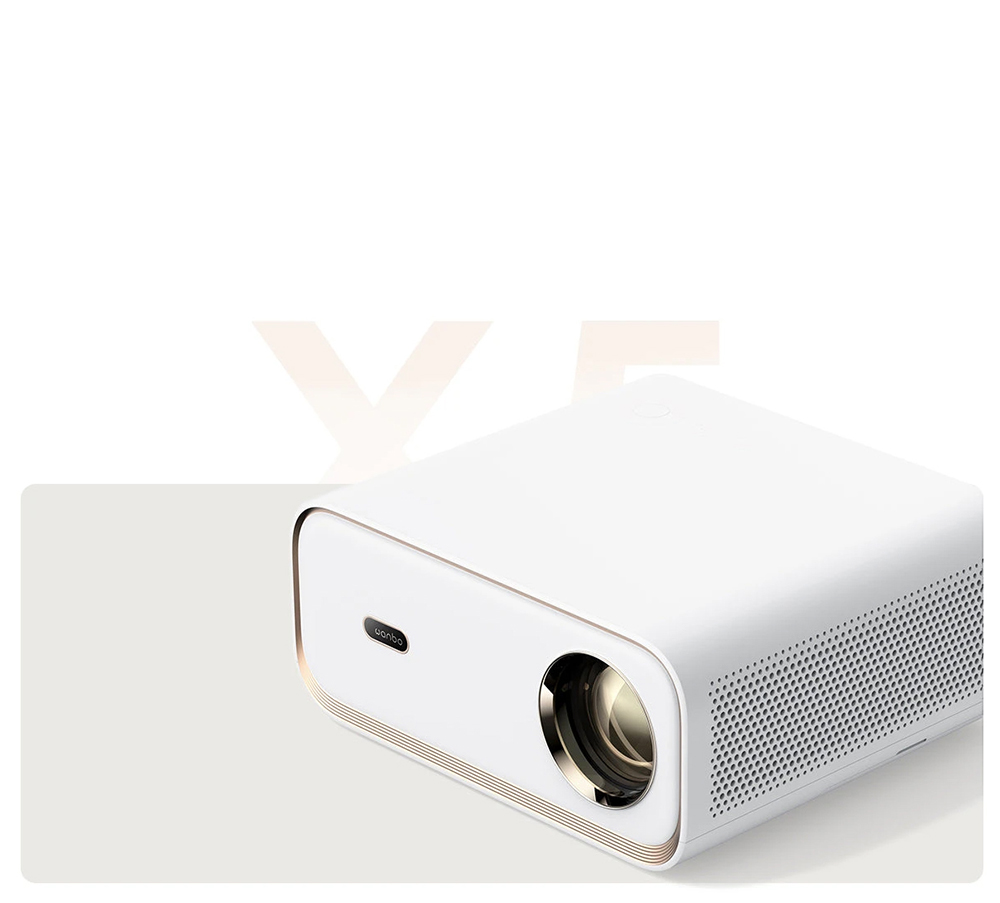 Wanbo X5 LCD-Beamer, 1080P, 1100 ANSI-Lumen, automatische Trapezkorrektur, Dualband-WLAN 6, 1&nbsp;GB/16&nbsp;GB, Bluetooth 5.0