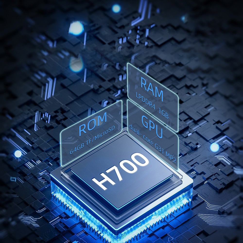 ANBERNIC RG40XX H Retro-Spielkonsole mit RGB-Licht, 64 GB TF-Karte mit über 5000 Spielen, LPDDR4 1 GB, 640 x 480P IPS-Bildschirm, 3200 mAh Akku für 6 Stunden Autonomie, Linux-Betriebssystem, 5G WLAN Bluetooth, Moonlight-Streaming – Schwarz