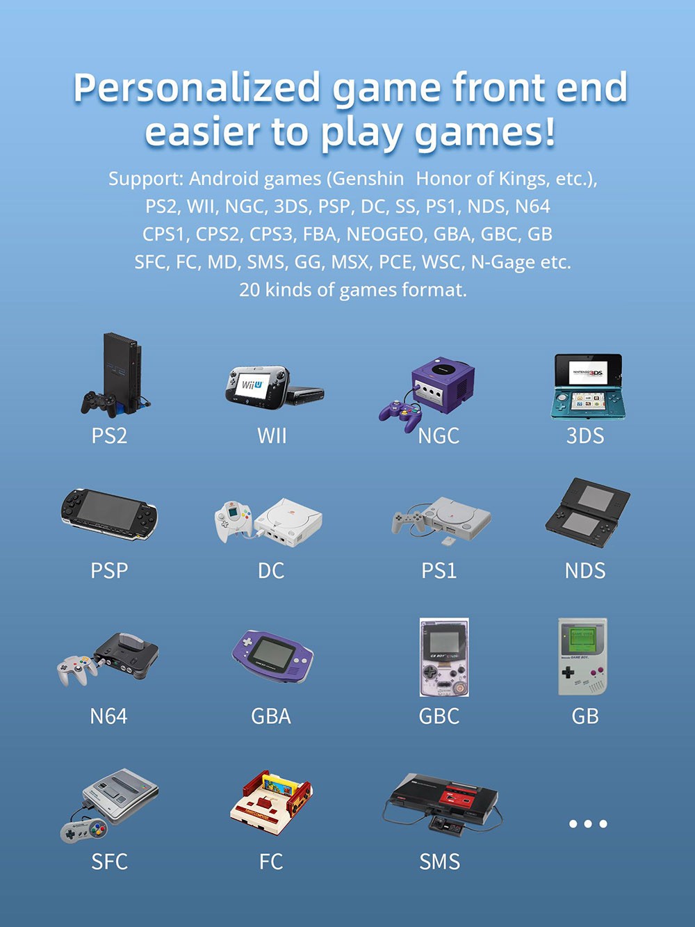 Refurbished ANBERNIC RG405M Android 12 Handheld Game Console, 4GB+128GB+256GB, 4-inch Touch Screen, Unisoc Tiger T618, 7H Playtime