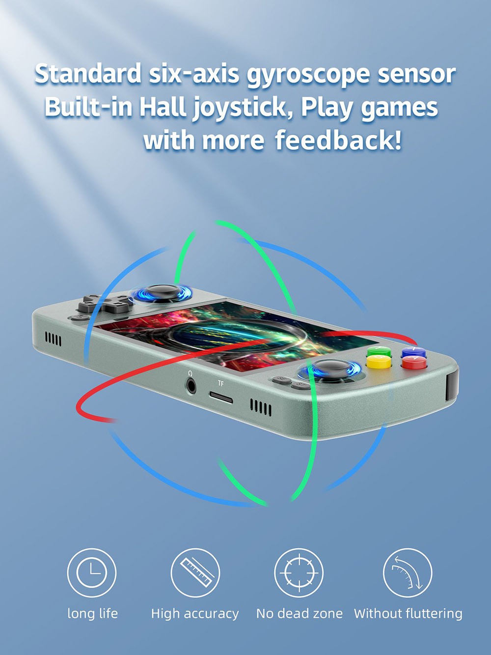 Refurbished ANBERNIC RG405M Android 12 Handheld Game Console, 4GB+128GB+256GB, 4-inch Touch Screen, Unisoc Tiger T618, 7H Playtime