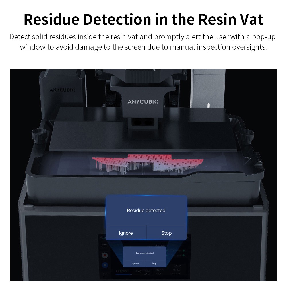 Anycubic Photon Mono M7 Pro Harz 3D Drucker, 14K COB LighTurbo 3.0 Quelle, 10.1&ldquo; Mono LCD, 0.1mm Schichth&ouml;he, 170mm/h Druckgeschwindigkeit, Auto-Adaptive, Auto Resin Refill, Dynamic Temp-Control Resin Vat, Leveling-free, 223*126*230mm