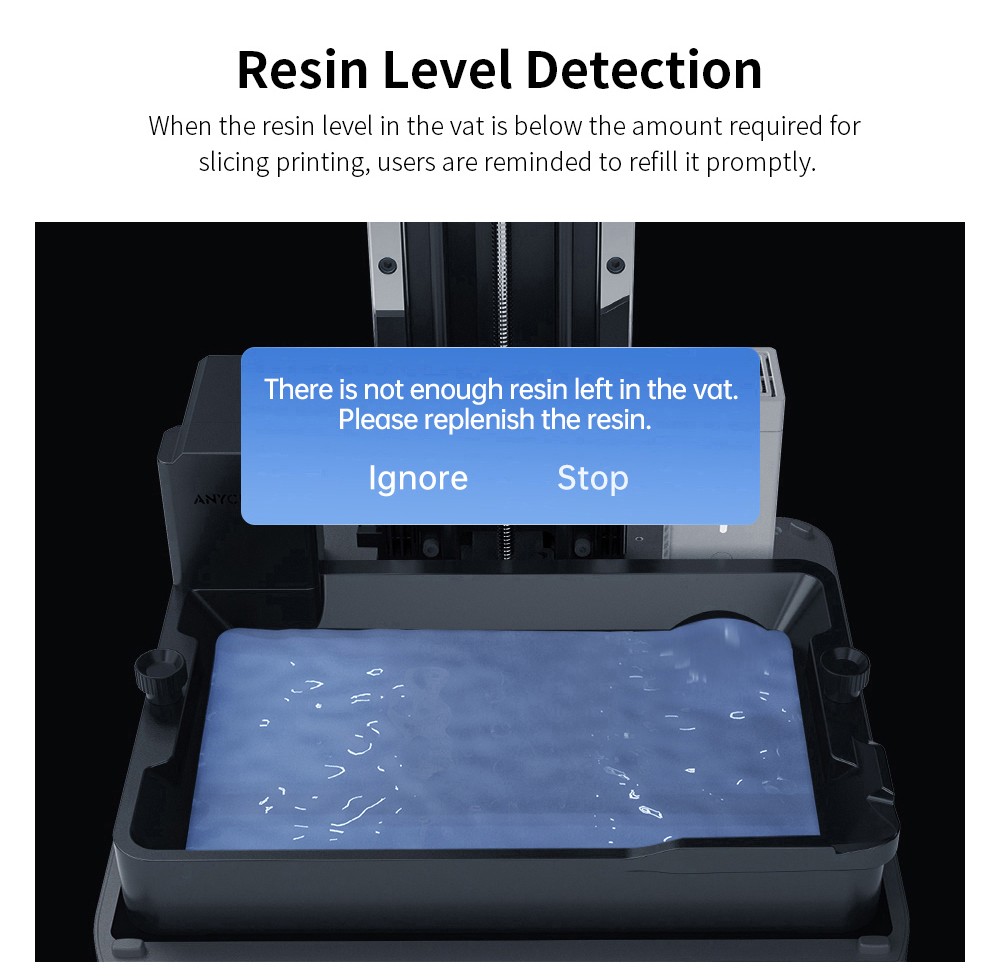 Anycubic Photon Mono M7 Pro Harz 3D Drucker, 14K COB LighTurbo 3.0 Quelle, 10.1&ldquo; Mono LCD, 0.1mm Schichth&ouml;he, 170mm/h Druckgeschwindigkeit, Auto-Adaptive, Auto Resin Refill, Dynamic Temp-Control Resin Vat, Leveling-free, 223*126*230mm