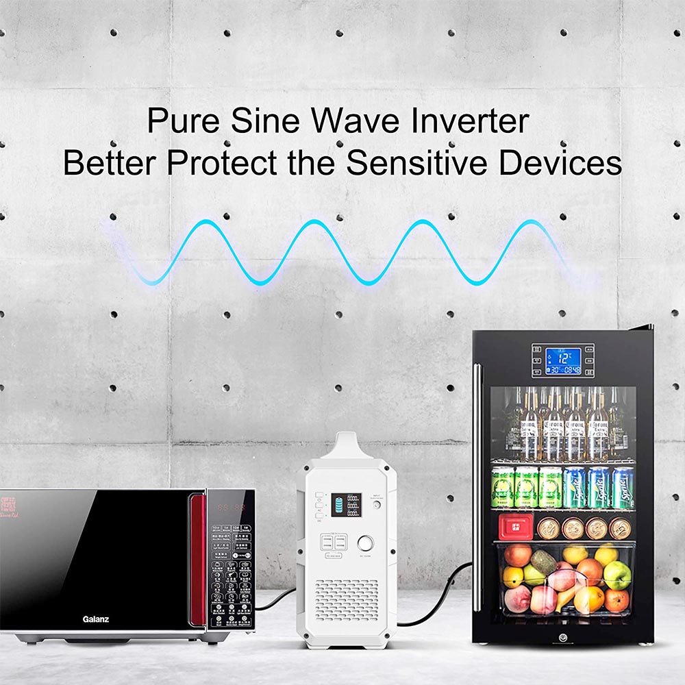 Refurbished BLUETTI EB150 1000W Portable Power Station, 1500Wh Lithium Battery Solar Generator, AC 220V Emergency Battery Backup