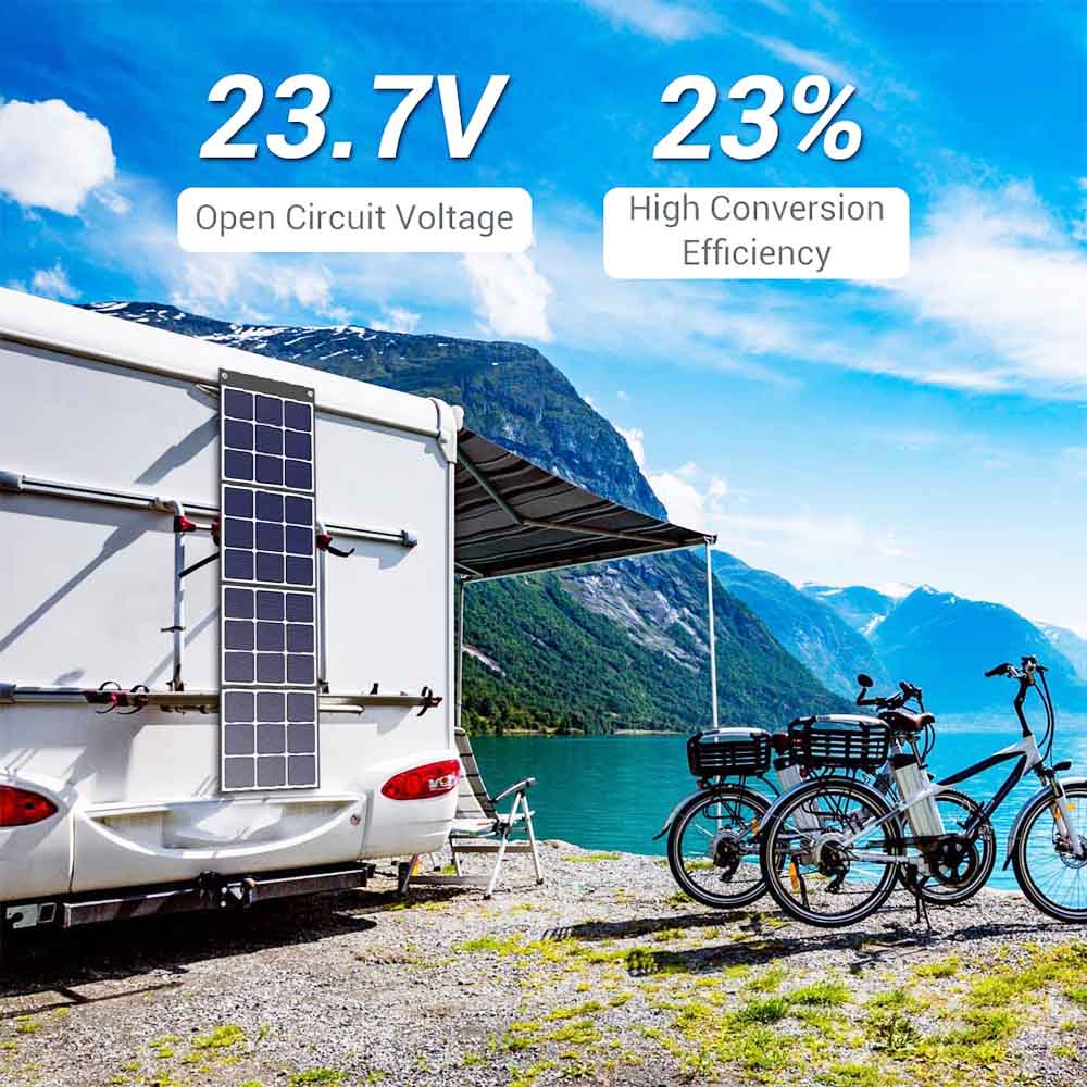 BLUETTI SP120 120W Foldable Solar Panel, Solar Generator Charger for Power Station, 23% Conversion Rate, for RV Van