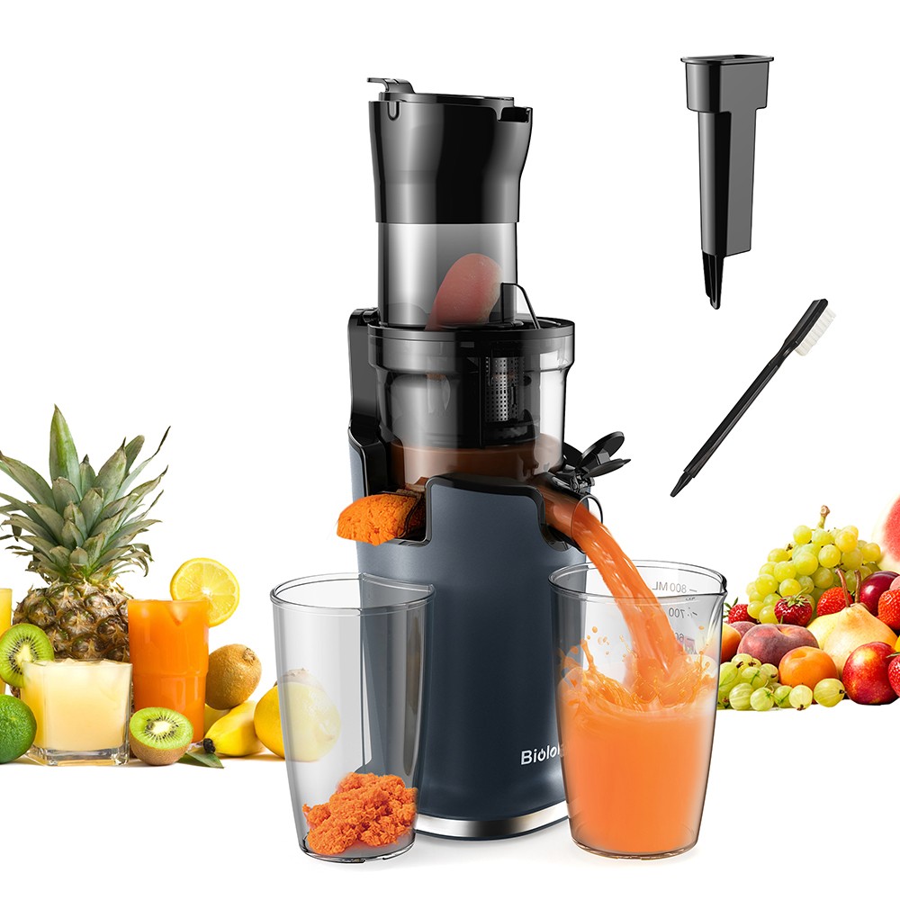 Odšťavovač BioloMix Cold Press Juicer, so 78mm/3.07