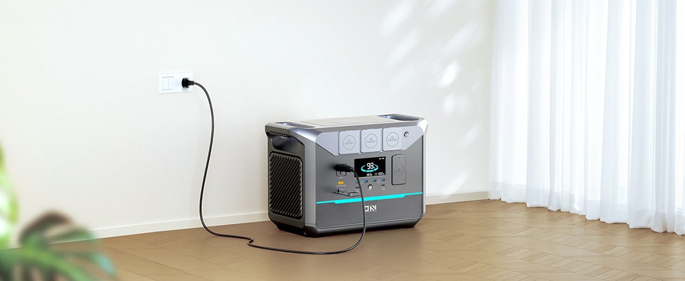 DaranEner NEO1500Pro Tragbares Kraftwerk, Solargenerator mit 1382 Wh LiFePO4-Akku, 1800 W AC-Ausgang, 14 Anschl&uuml;sse