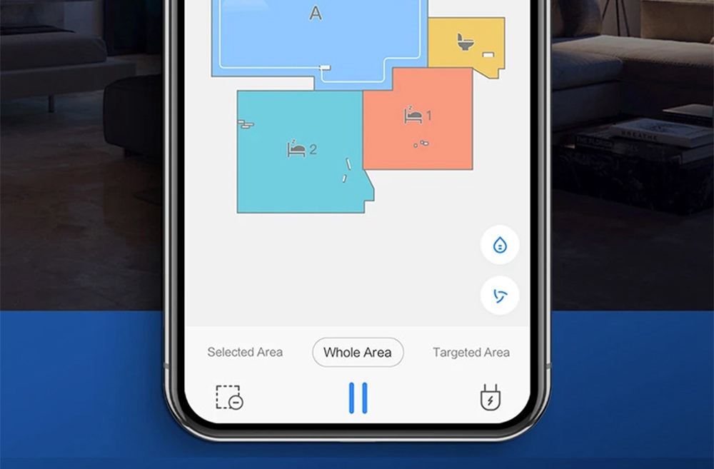 Refurbished Dreame D9 Robot Vacuum Cleaner, 3000Pa Mop with 270ml Water Tank, LDS Navigation, AI Recharge 5200mAh Battery