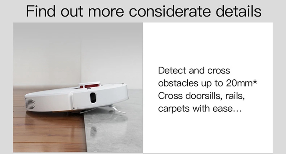 Refurbished Dreame D9 Robot Vacuum Cleaner, 3000Pa Mop with 270ml Water Tank, LDS Navigation, AI Recharge 5200mAh Battery