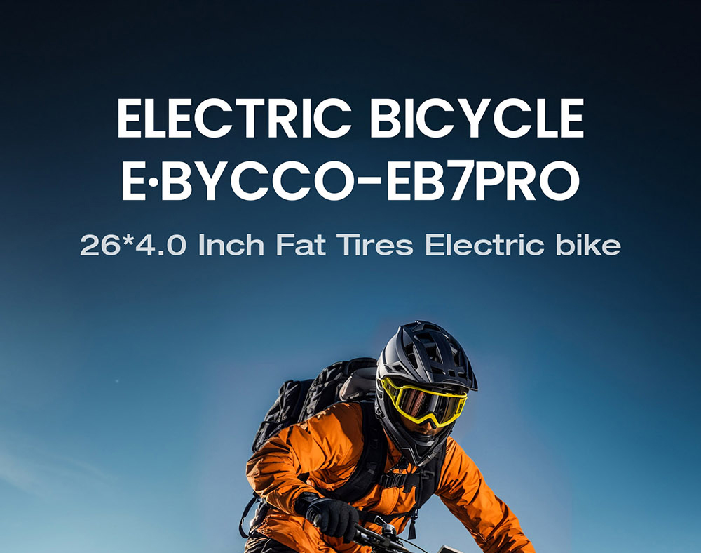 E·Bycco EB7Pro Electric Bike, 2*1000W Motor, 52V 23Ah Battery, 20*4.0 palcová tučná pneumatika, max. rýchlosť 55 km/h, max. dojazd 130 km, hydraulické kotúčové brzdy, systém úplného odpruženia, 7-stupňová prevodovka Shimano