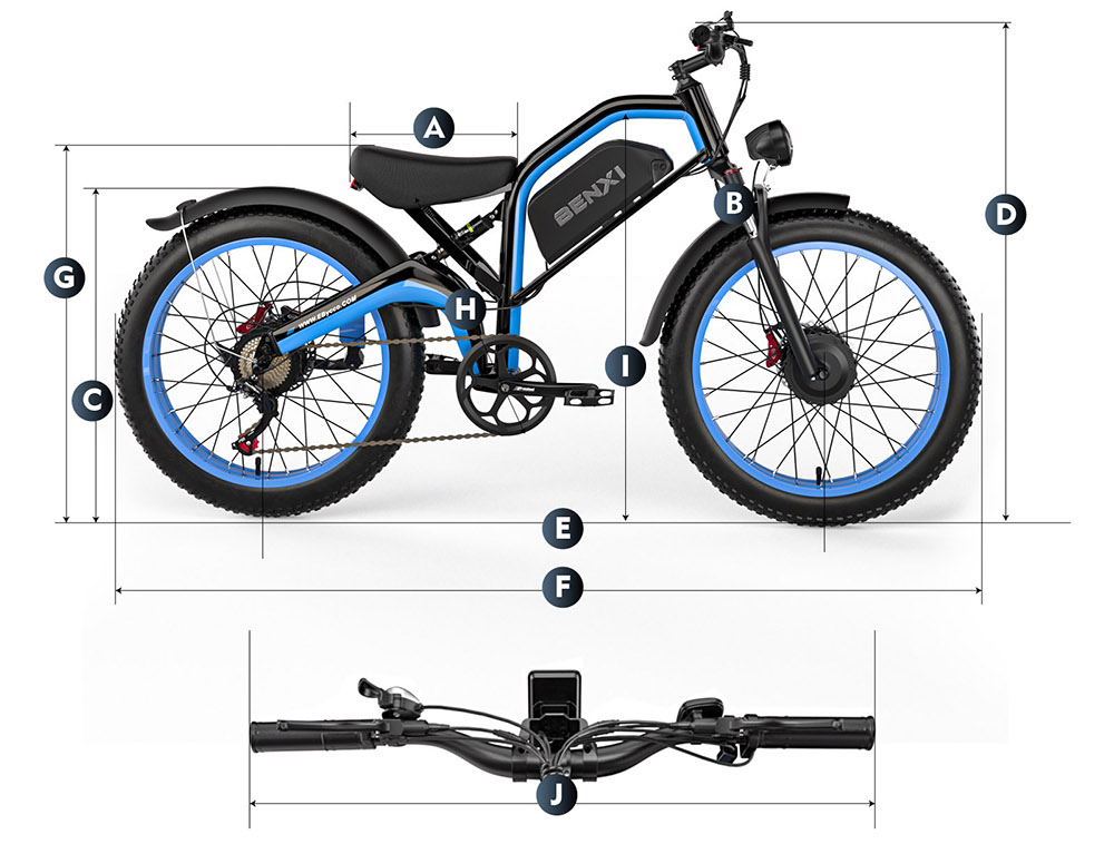 E·Bycco EB9 Electric Bike, 2*1000W Motor, 52V 23AH Battery, 26*4.0 palcové tučné pneumatiky, max. rýchlosť 55 km/h, max. dojazd 130 km, hydraulické kotúčové brzdy, plné odpruženie, 7-rýchlostný prevod Shimano, LCD displej