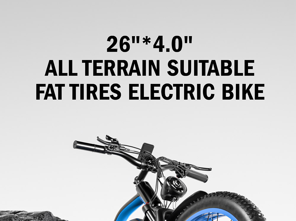 E·Bycco EB9 Electric Bike, 2*1000W Motor, 52V 23AH Battery, 26*4.0 palcové tučné pneumatiky, max. rýchlosť 55 km/h, max. dojazd 130 km, hydraulické kotúčové brzdy, plné odpruženie, 7-rýchlostný prevod Shimano, LCD displej