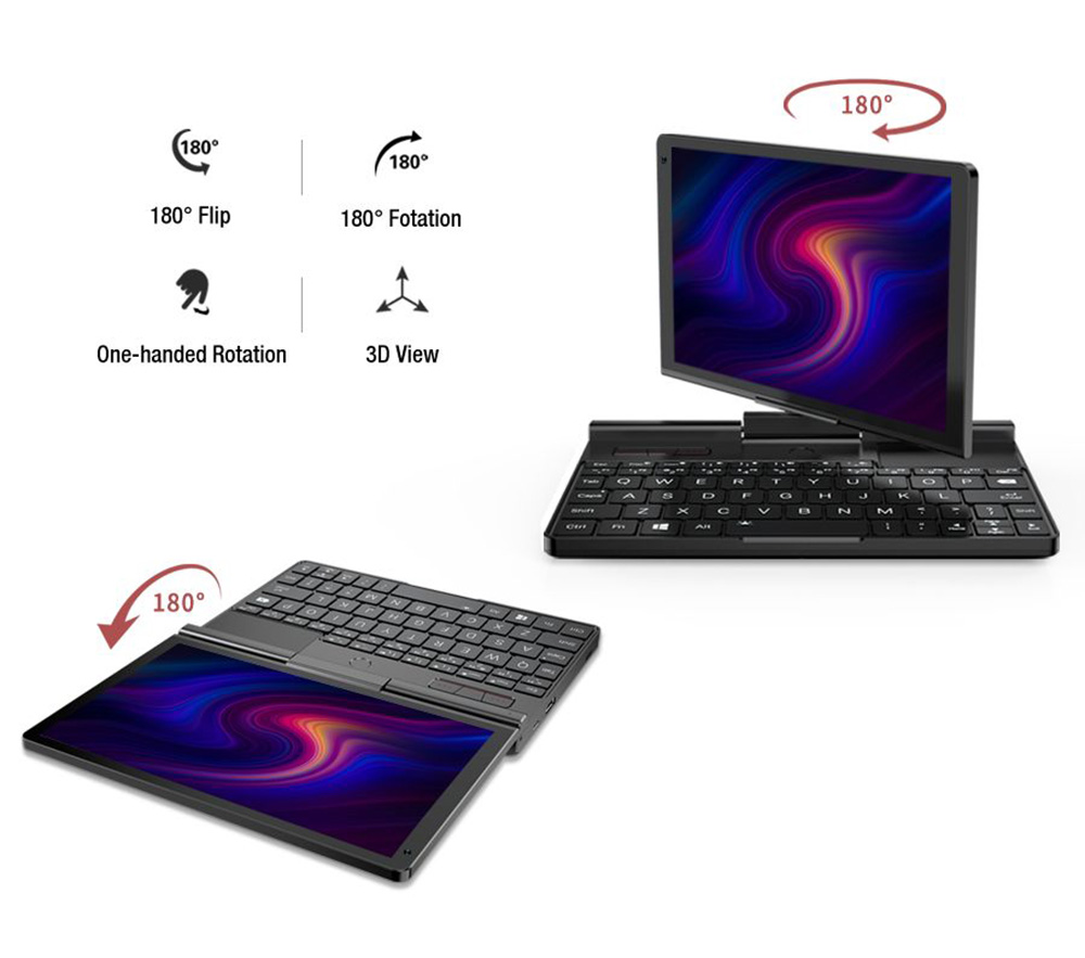 Refurbished GPD Pocket 3 Intel Core i7-1195G7 8 Inch Touch Screen Mini Laptop Tablet PC Win10 1920&times;1200 Resolution 16GB RAM/1TB SSD