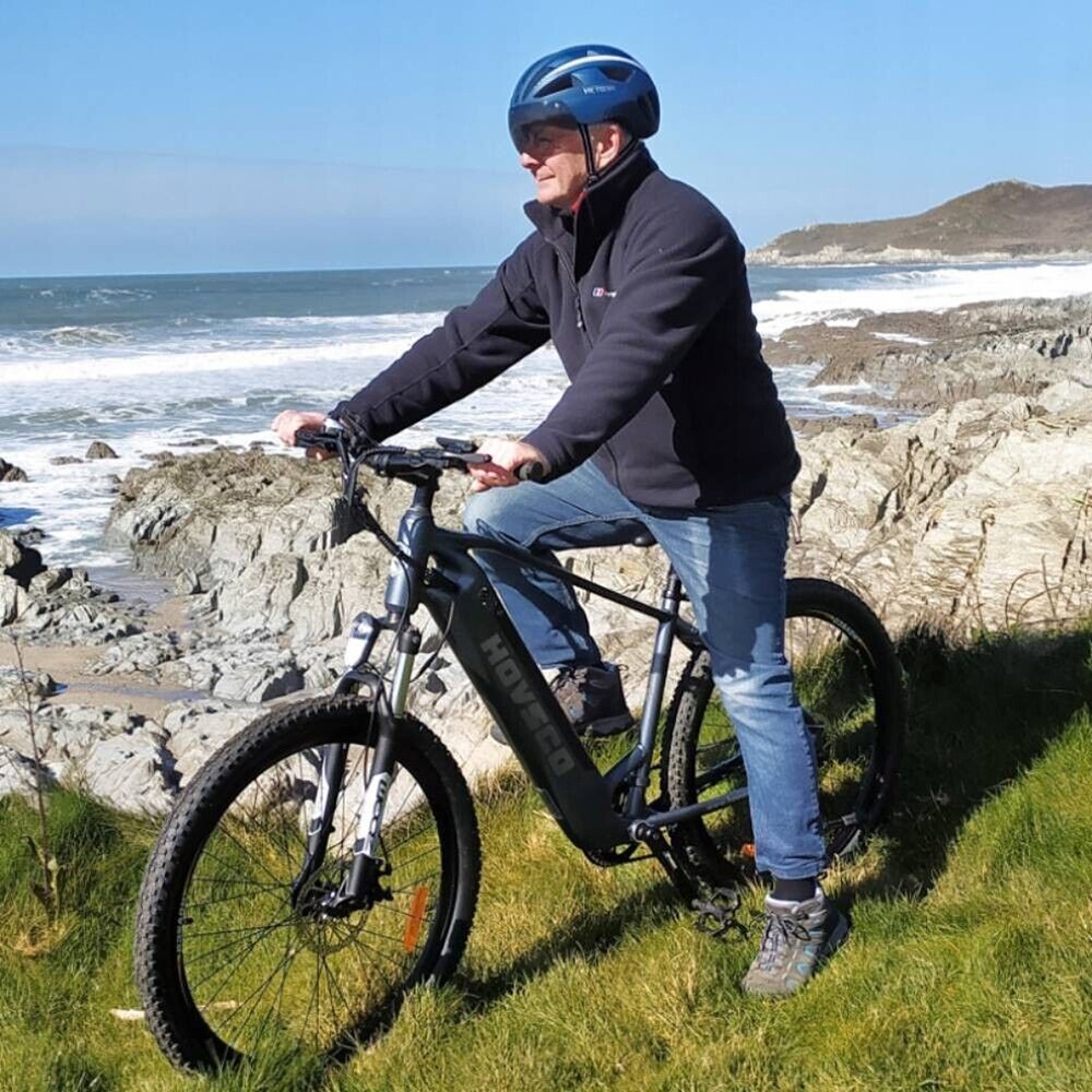 HAVSCO-27.5 Elektrofahrrad, 250-W-Motor, 36-V-12,5-Ah-Akku, 27,5 x 2,1-Zoll-Reifen, 25 km/h H&ouml;chstgeschwindigkeit, 96 km Reichweite, Drehmomentsensoren, Scheibenbremse, gefederte Vordergabel, Shimano 7-Gang-Schaltung, LCD-Display