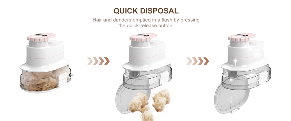 Refurbished JIGOO P300 Pet Grooming Vacuum Kit, 11-in-1 with 4L Dust Cup