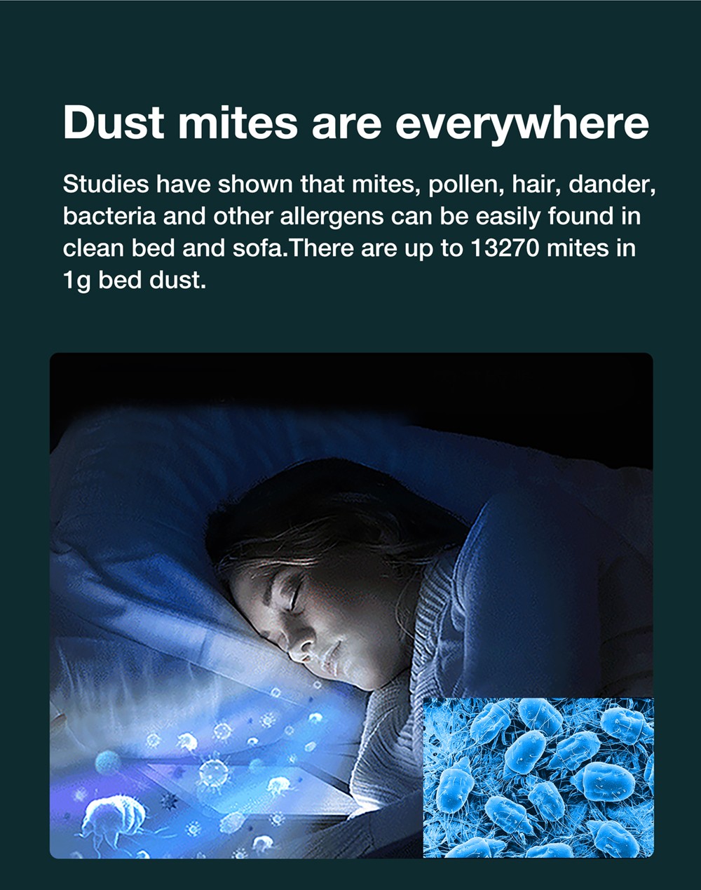 Jimmy BX6 Handheld Anti-Mite Vacuum Cleaner, 600W, 240mm Widened Suction Port, UV Lamp and Ultrasonic Technology - Blue