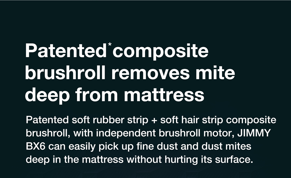 Jimmy BX6 Handheld Anti-Mite Vacuum Cleaner, 600W, 240mm Widened Suction Port, UV Lamp and Ultrasonic Technology - Blue