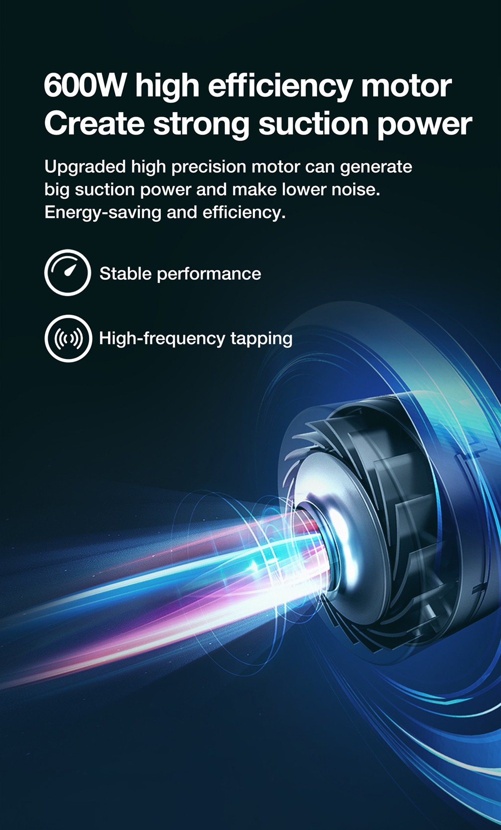 Jimmy BX6 Handheld Anti-Mite Vacuum Cleaner, 600W, 240mm Widened Suction Port, UV Lamp and Ultrasonic Technology - Blue