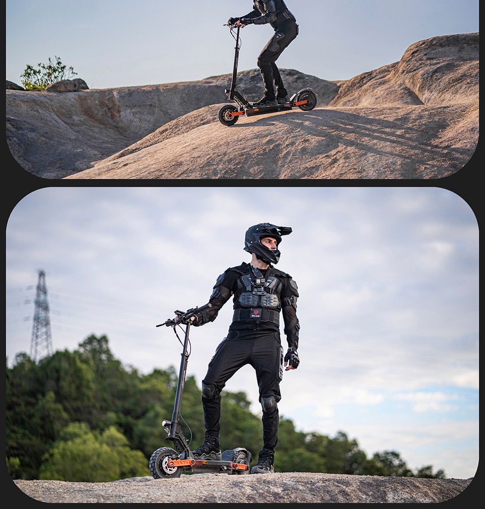 Joyor S5-Z Electric Scooter, 600W Motor, 48V 13AH Battery, 10-inch Tires, 31mph Max Speed, 34 miles Range, Front & Rear Disc Brake, Rocker Arm Suspension System