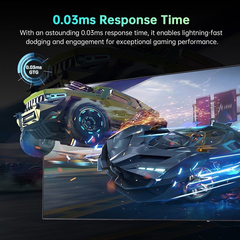 Refurbished KTC G27P6 27-inch LG OLED Gaming Monitor, 2560x1440 16:9 240Hz Refresh Rate, 1500000:1 Constrast Ratio, 136% sRGB HDR10 0.03ms GTG Response Time, Low Blue FreeSync&G-Sync, Built-in Speakers KVM 65W Reverse Charge VESA