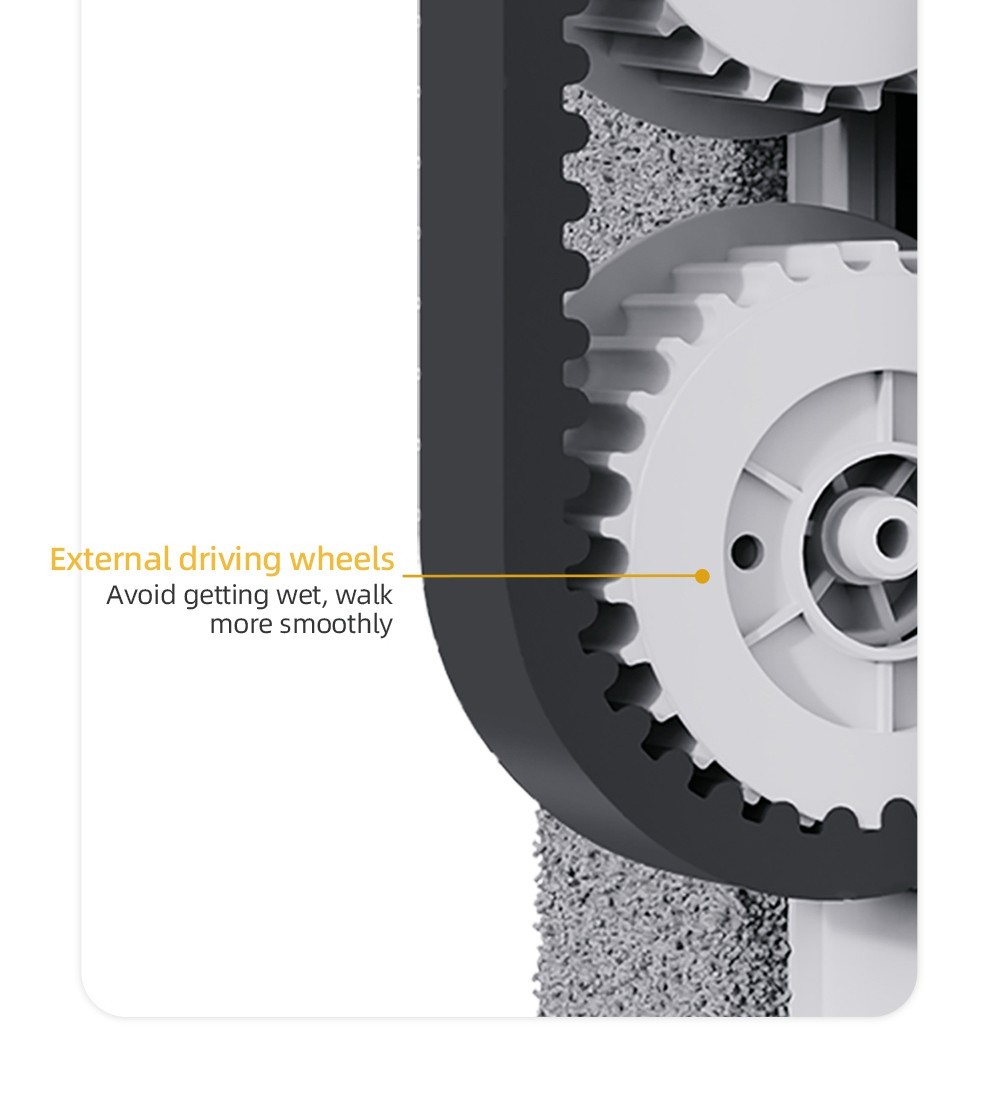 LIECTROUX YW509 Fensterputzroboter, Doppelter Wassertank, 3000 Pa Saugleistung, Intelligente Pfadplanung, Fernbedienung