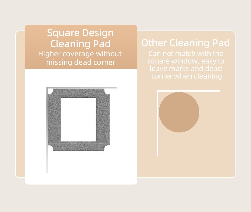 LIECTROUX YW509 Fensterputzroboter, Doppelter Wassertank, 3000 Pa Saugleistung, Intelligente Pfadplanung, Fernbedienung