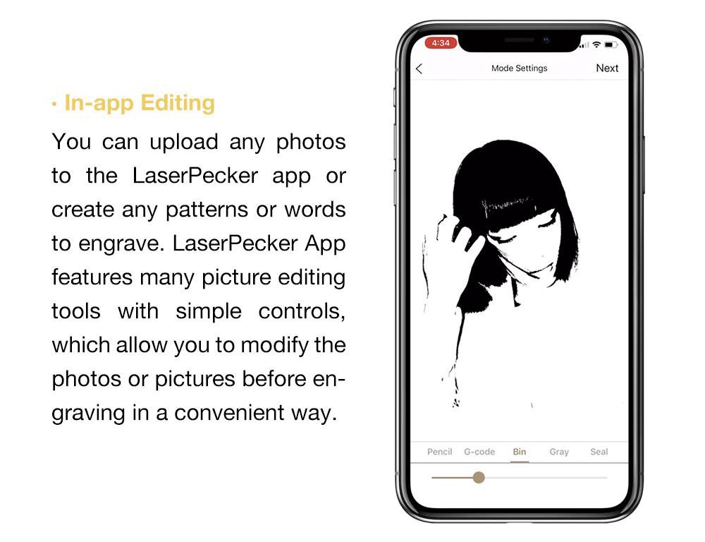 Refurbished LaserPecker Pro Deluxe Laser Engraver