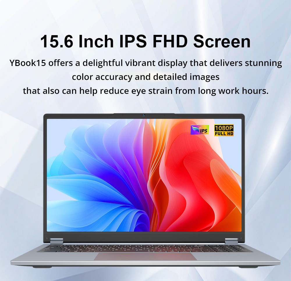 Ninkear YBOOK15 2-in-1 Laptop, 360° Flip 15,6-palcový 1920*1080 dotykový displej, AMD Ryzen 3 3200U 2 jadrá Max 3,5GHz, 16GB RAM 512GB SSD, 2,4/5GHz WiFi Bluetooth 4.2 , 1*USB3.0, 2*USB2.0, 1*Type-C (iba dáta), 1*HDMI, 1*RJ45, 1*Headphone Jack, 38Wh batéria