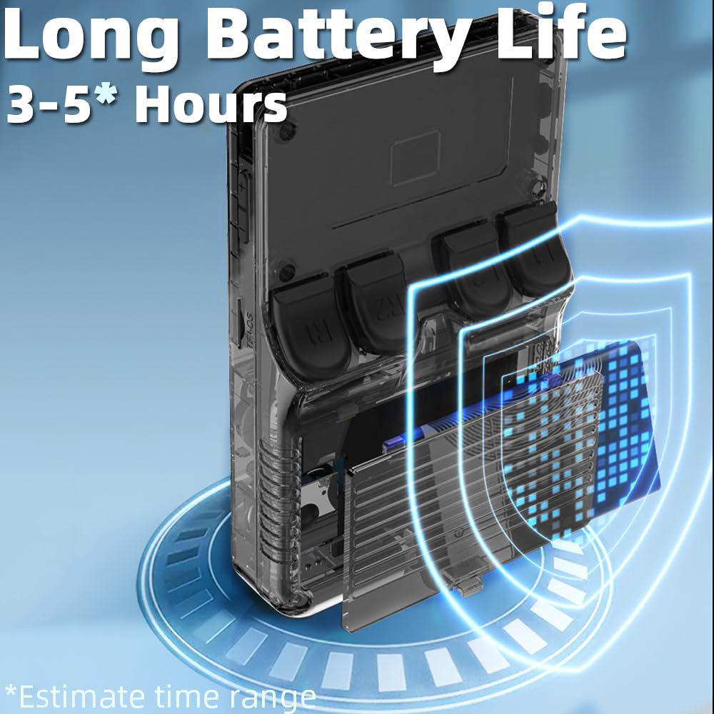 R36S Retro Game Console, 64GB TF Card with 10000 Games, 32GB ArkOS 2.0 Based on Linux, 20 Emulators, 3.5-inch IPS Screen, 1GB DDR3L, 8W Speaker, 3-5H Battery Life - Red