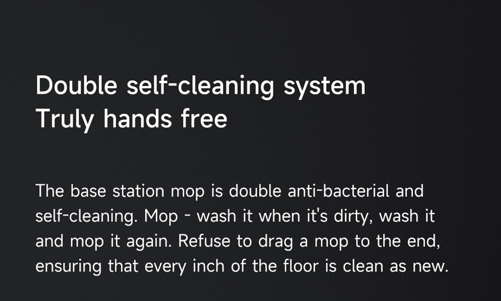 ROIDMI EVA Smart Robot Vacuum Cleaner, Self-Cleaning & Emptying 3200Pa Powerful Suction 3-in-1 Vacuuming Sweeping Mopping