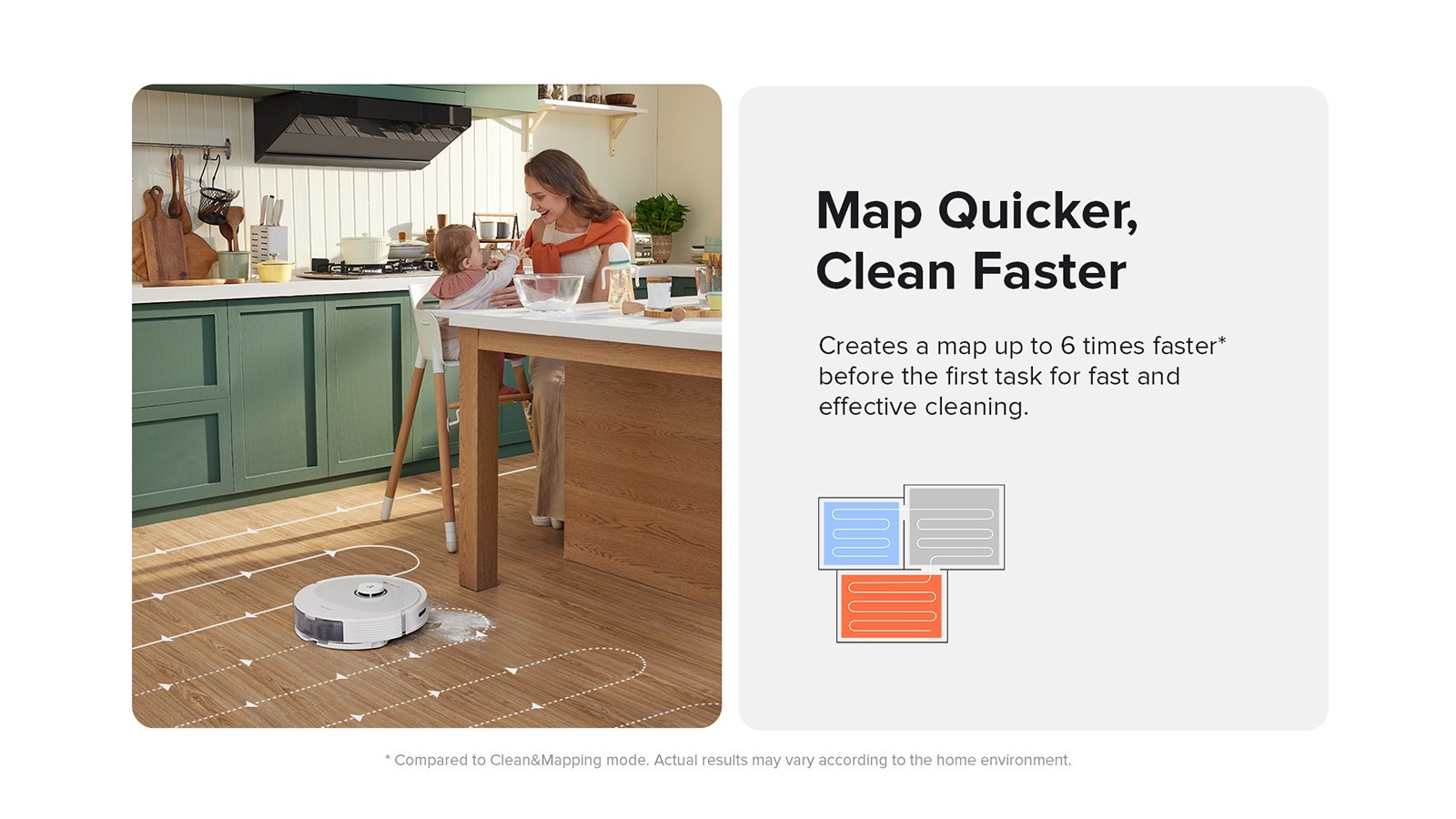 Aspirateur robot Roborock Q8 Max, aspiration 5500 Pa, brosse DuoRoller, navigation LDS, poubelle 470 ml, réservoir d'eau 350 ml