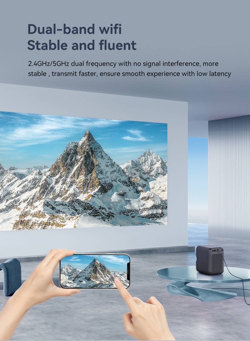 Refurbished [Netflix 1080P] Wanbo TT Portable Projector