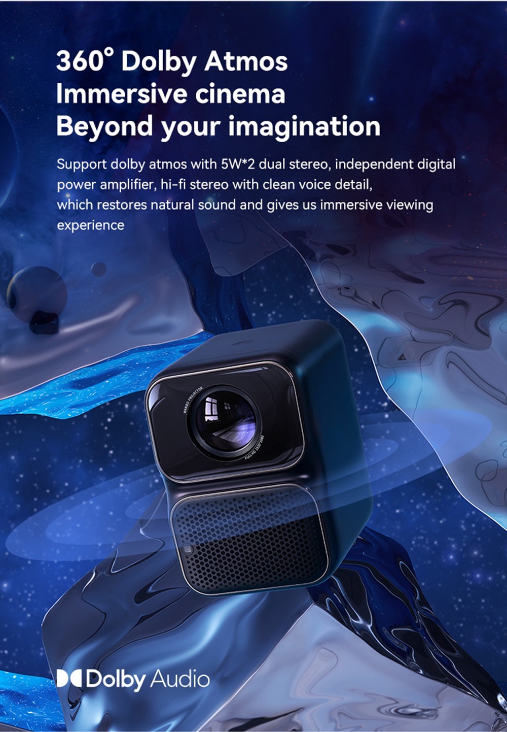 Refurbished [Netflix 1080P] Wanbo TT Portable Projector