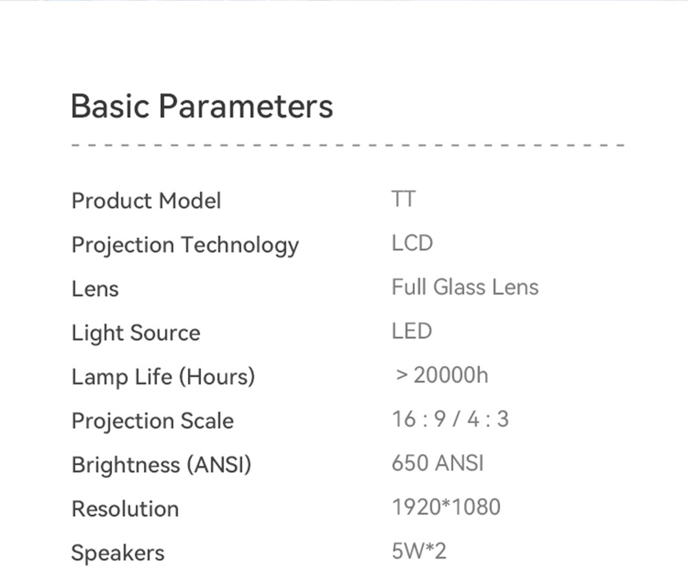 Refurbished [Netflix 1080P] Wanbo TT Portable Projector