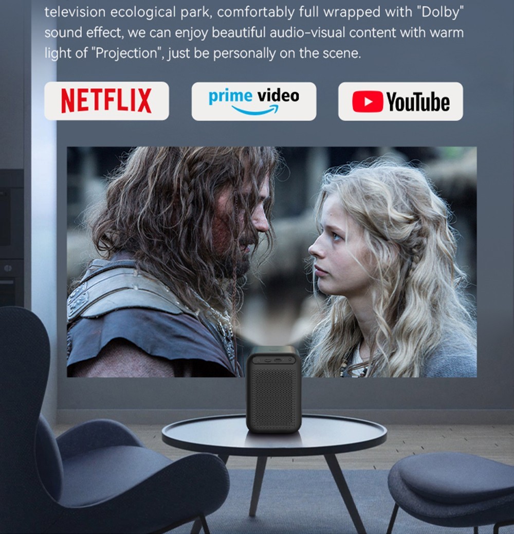 Refurbished [Netflix 1080P] Wanbo TT Portable Projector