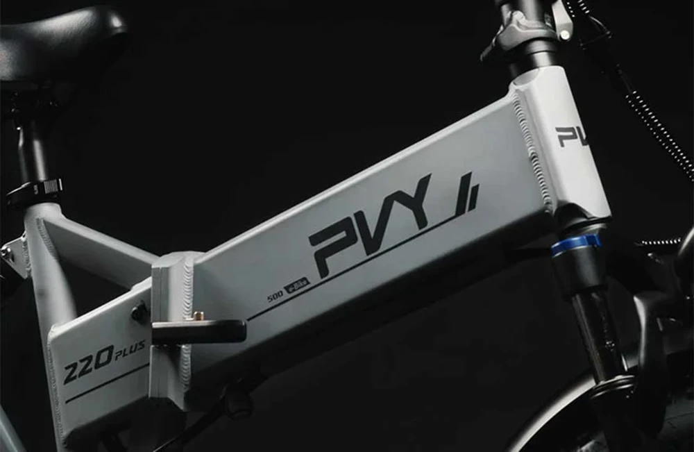 PVY Z20 Plus Faltbares E-Bike, 20 x 4,0 Zoll dicke Reifen, 1000-W-Motor, 50 km/h Geschwindigkeit, 16,5-Ah-Akku, 80&ndash;120 km Reichweite, 150 kg Tragkraft &ndash; Grau