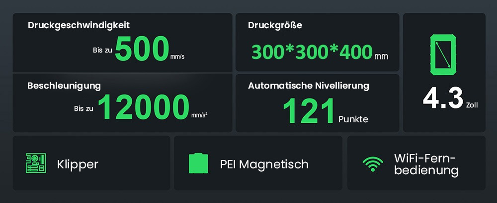 Artillery Sidewinder X4 Plus 3D-Drucker + 10kg Artillery PLA 3D-Druck Filament