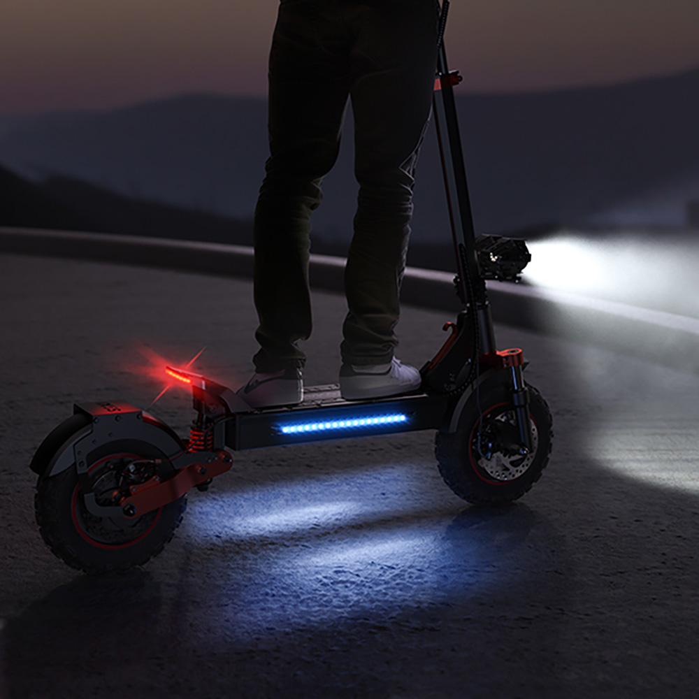 Refurbished iScooter iX5S Electric Scooter, 1000W Motor, 48V 15Ah Battery, 11-inch Tire, 25km/h Max Speed, 65km Range, Dual Disc Brakes, Front & Rear Shock Absorbers