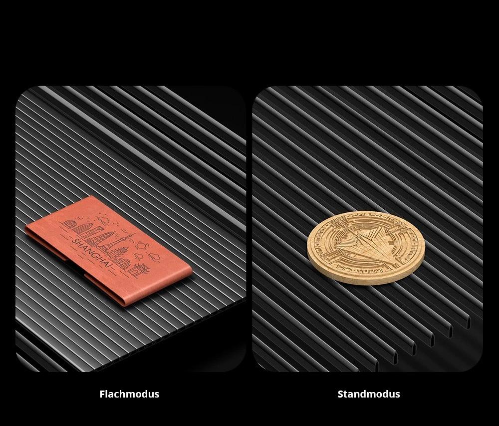 Creality Falcon2 Pro Lasergravierer- und Schneideger&auml;t 40 W, integrierte Luftunterst&uuml;tzung, gew&ouml;lbte sichtbare Abdeckung, eingebaute Kamera, Schubladendesign, Zaun-Schutzstreifen, Feuer-/Luftstrom-/Linsen&uuml;berwachung, 400 x 415 mm