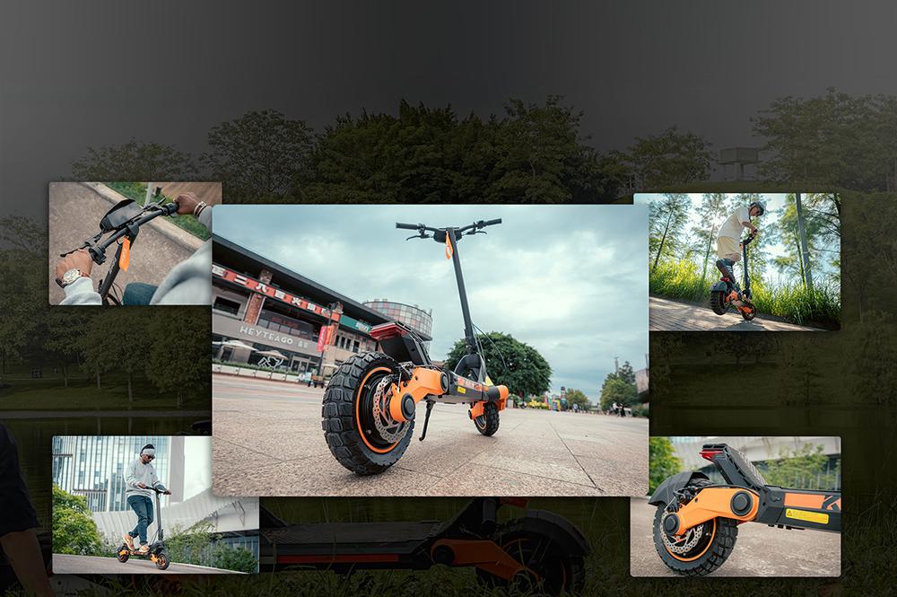 E-Scooter, Elektroscooter, Elektro-Scooter, Elektroroller, E-Roller, Offroad-Elektroroller, elektrisches Scooter, elektrisches Roller, KuKirin G3