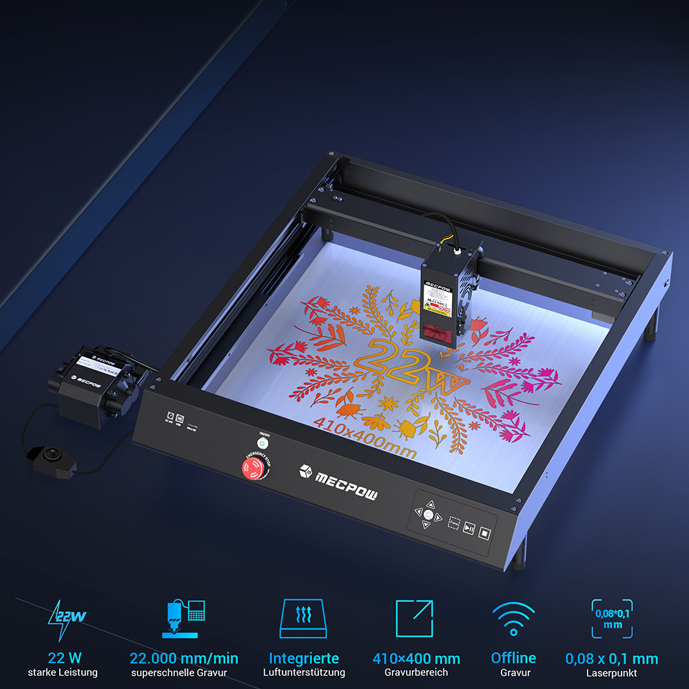 Lasergravierer, beste Lasergravierer, Lasergraviermaschine, Laser Graviermaschine, Lasergravierer-Schneider, Lasergravurmaschine, Lasercutter, CNC-Lasergravierer, Lasergravierer und Schneider, Mecpow X4, Mecpow X4 22W