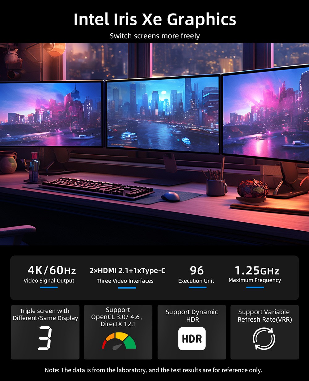 BMAX B8 Pro Mini-PC, Intel Core i7-1365U, 10-Kerne-Prozessor, bis zu 5,2 GHz, 24 GB DDR5 RAM 1 TB NVMe SSD, WiFi 6 + Bluetooth 5.2, 2 x HDMI + 1 x Typ-C 4K @ 60 Hz Dreifach-Display, 2 x USB 3.0, 2 x USB 2.0, 1 x RJ45 - EU-Stecker