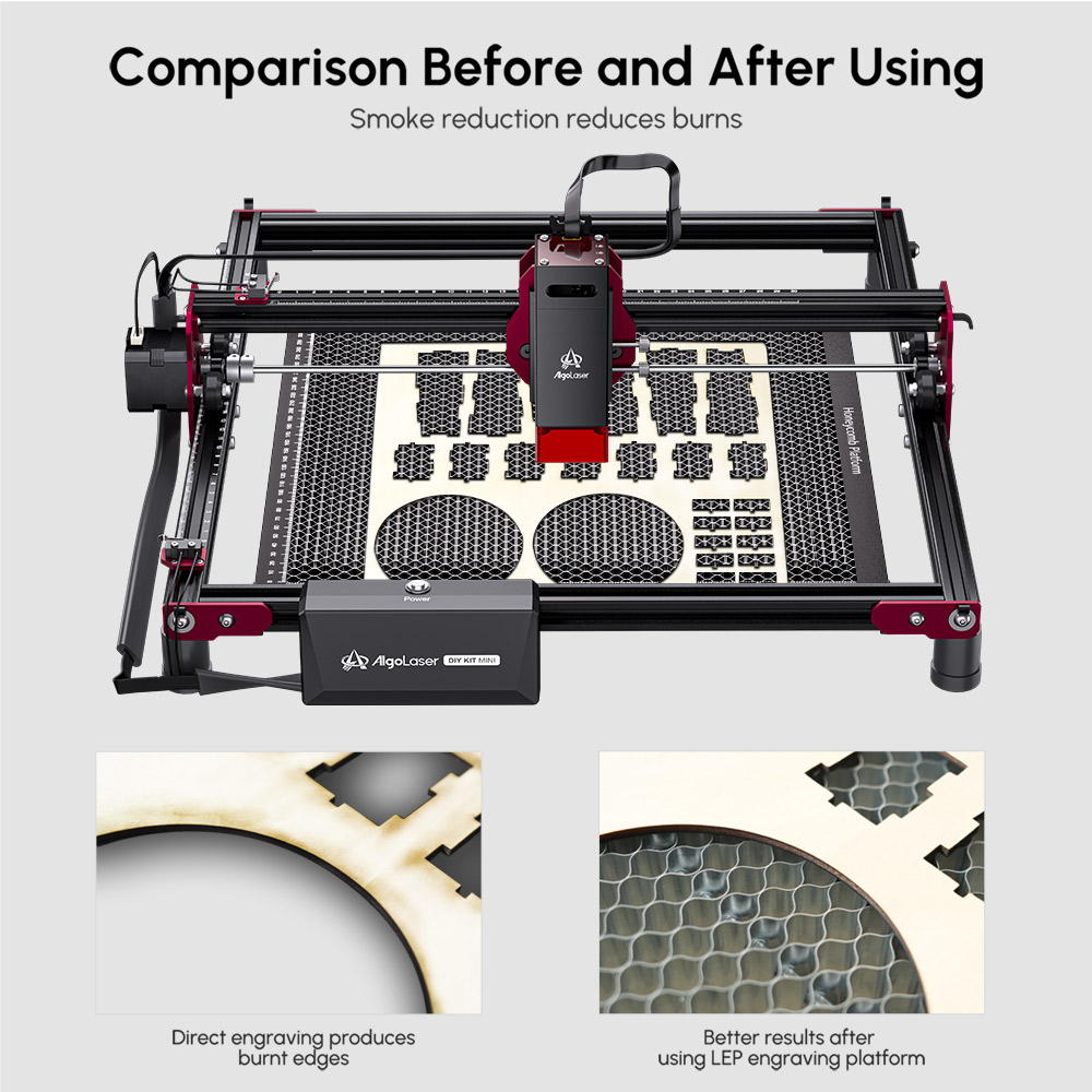 AlgoLaser ALHP2.0 Honeycomb Laser Bed 320*320mm (12,6*12.6 palcov)