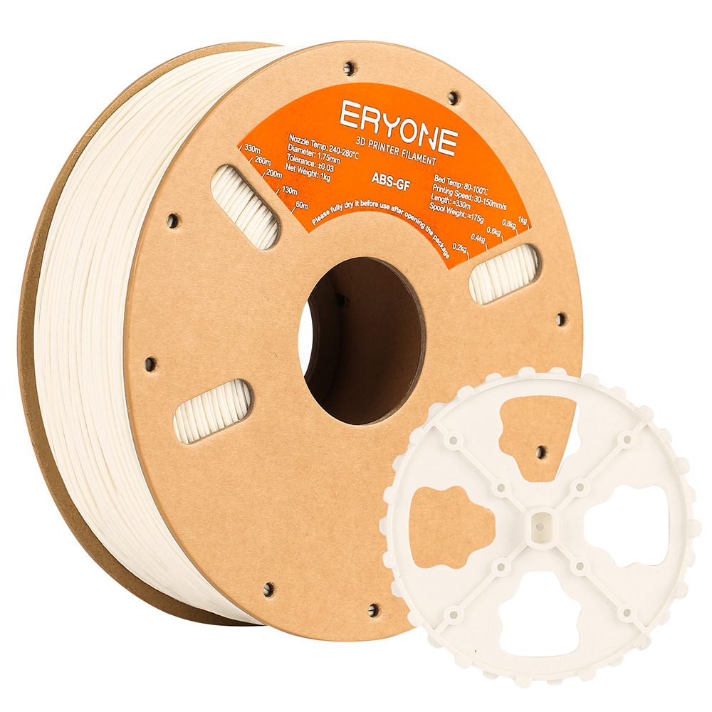 ERYONE Glass Fiber ABS Filament - White