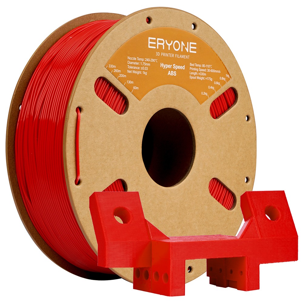 ERYONE High Speed ABS Filament 1kg - Red