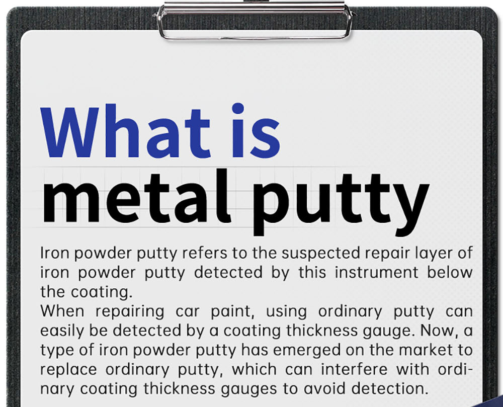 FNIRSI CTG-20 Paint Thickness Gauge, Electroplate Metal & Putty Powder Coating, for Car 0-1400um Fe/nFe/Fe+Zn