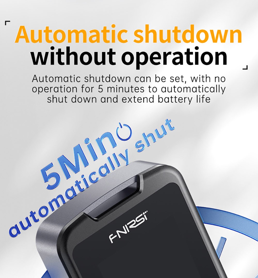 FNIRSI CTG-20 Paint Thickness Gauge, Electroplate Metal & Putty Powder Coating, for Car 0-1400um Fe/nFe/Fe+Zn