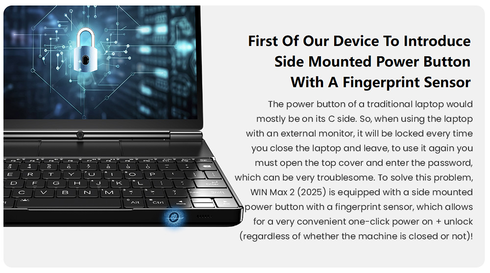 GPD WIN Max 2 (2025) Handheld Gaming PC, AMD Ryzen 7 8840U 8 Cores Max 5.1GHz, 10.1'' 2560*1600 Screen, 32GB LPDDR5x 7500MT/s RAM 1TB SSD, 4G LTE, WiFi 6E Bluetooth 5.3, 2*USB4, 1*Oculink, 1*HDMI2.1, 2*USB 3.2, 1*SD, 1*microSD, 35W TDP - EU Plug